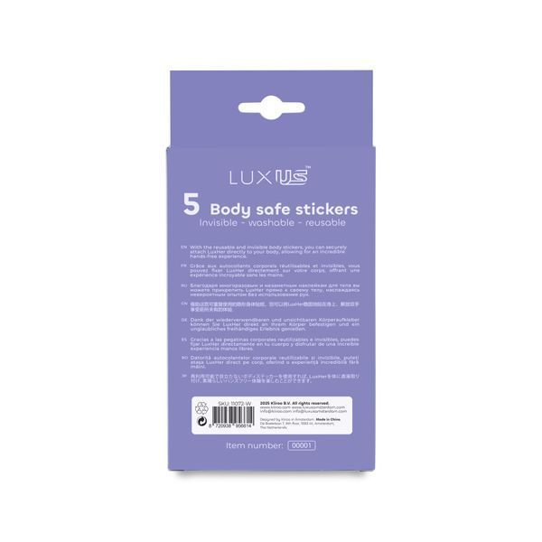 Комплект наклеек для вибратора LuxusHer Kiiroo Luxus Stickers (2 шт) SX3202 фото